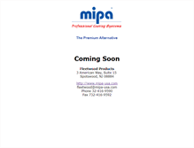 Tablet Screenshot of mipa-usa.com